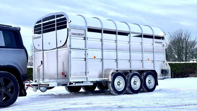 Nugent LC4318T 14' x 6' Livestock Cattle Trailer