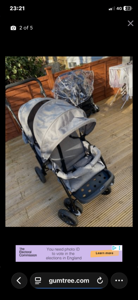 Double pram