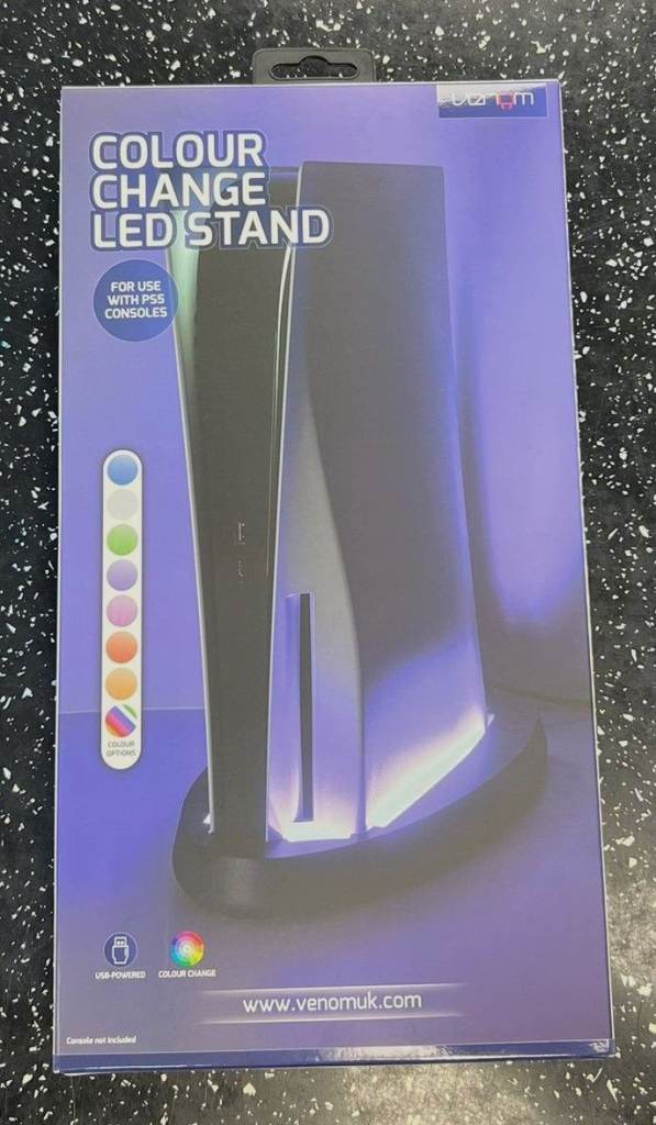 PS5 Colour Changing LED Stand - Brand New