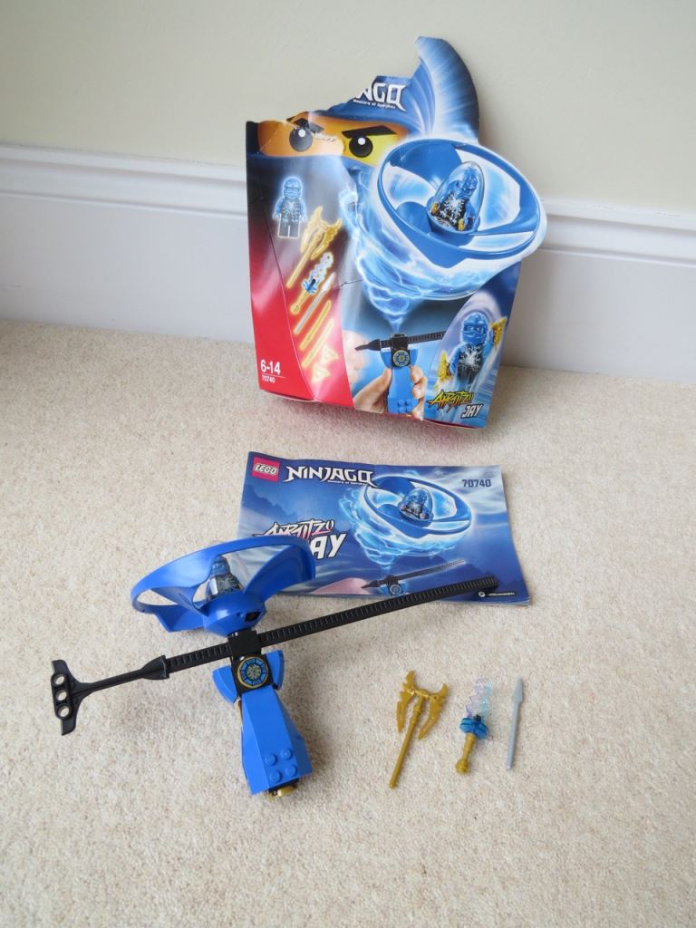 LEGO NINJAGO AIRJITZU JAY FLYER + MANUAL + BOX