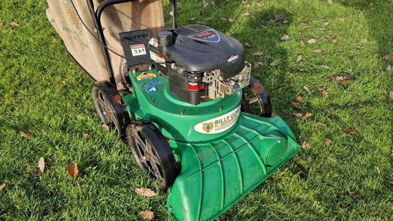 image for Billy Goat KV600 Petrol Walk Industrial Vacuum Cleaner Outside Garden Vacuum