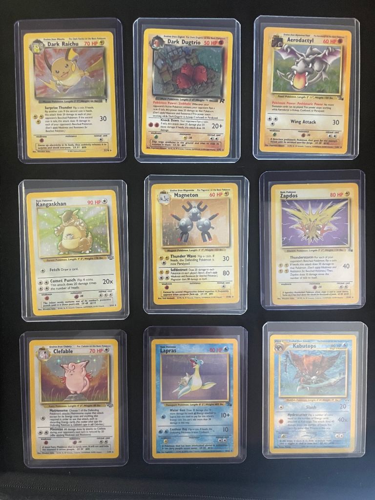 Vintage Pokémon cards 