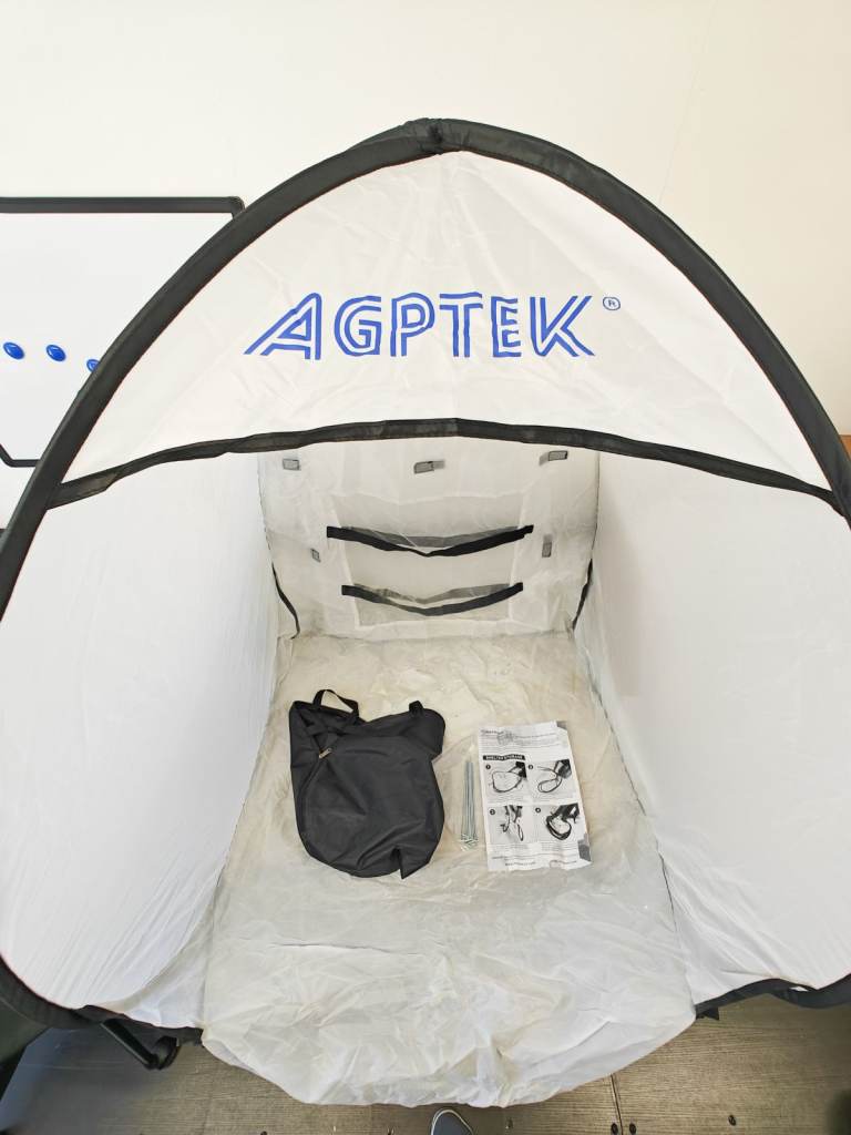 Small Portable Spray Paint Tent Booth for Spray Painting or Messy Hobbies