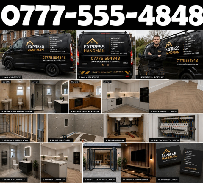 Cheapest Handyman Near Me in London for Affordable Home Repairs, Furniture Assembly & Property 