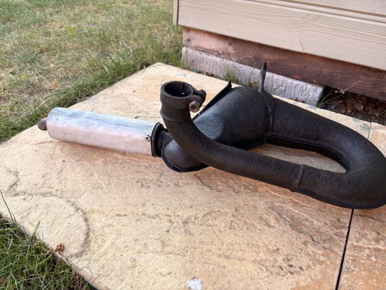 Vespa PX Leo Vince exhaust 