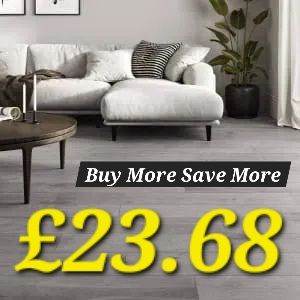 Elderwood Medium Grey Oak Laminate Flooring - NEW