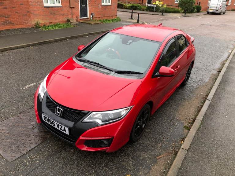 Honda Civic i-Dtec Sport (66) 1.6 Diesel (60 MPG) 5dr. £20 tax! Lovely. 6 x SH. Lady owner. ULEZ OK!