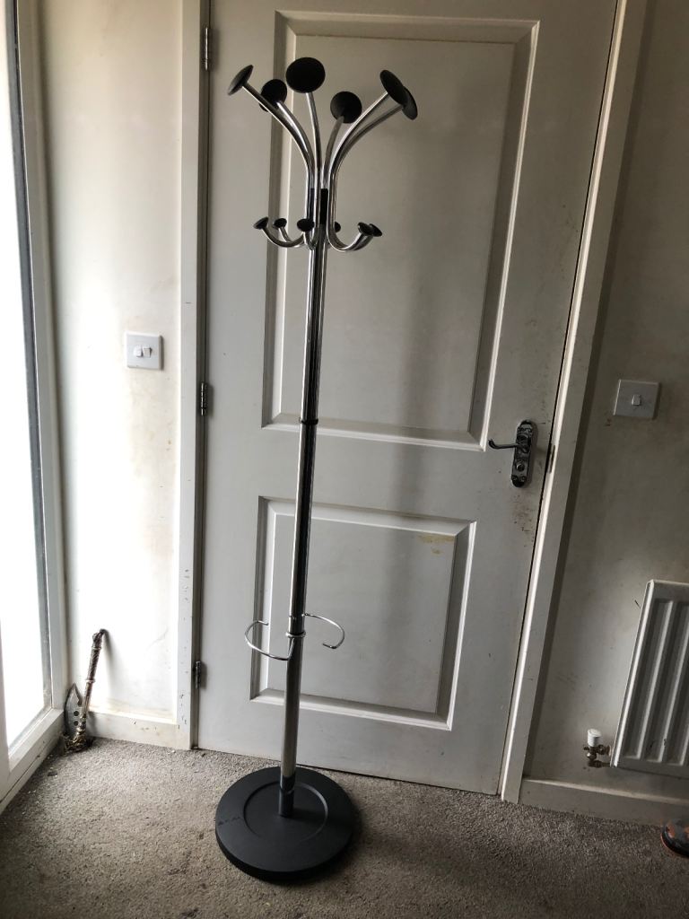 New Alba chrome hat and coat stand 