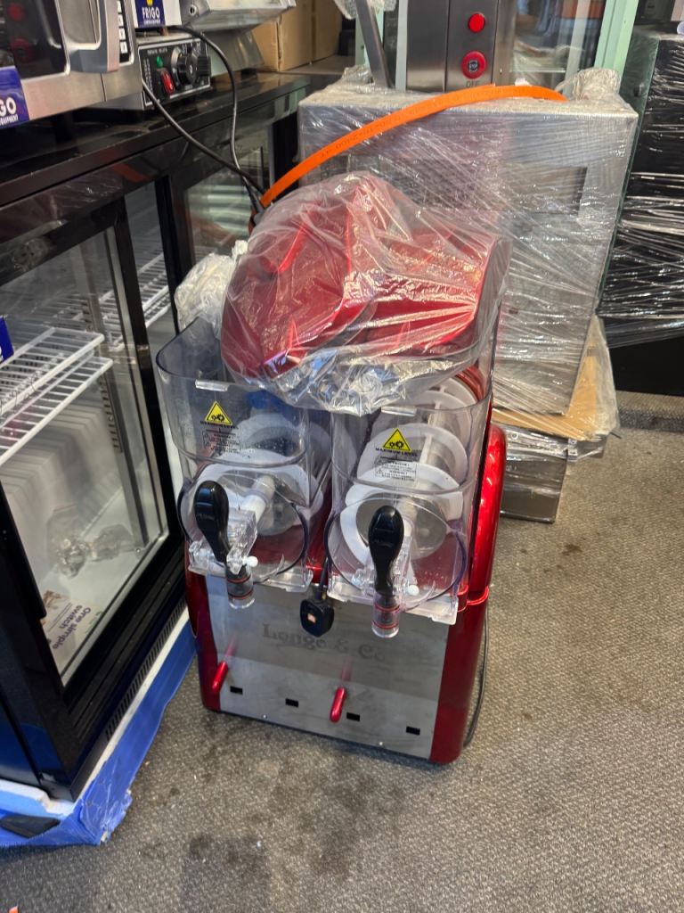 Commercial double bowl slush machine brand new cafe shop restaurant 