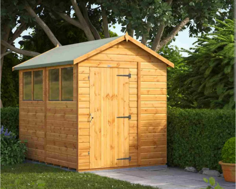 Powersheds Apex 8 x 6 Garden Shed