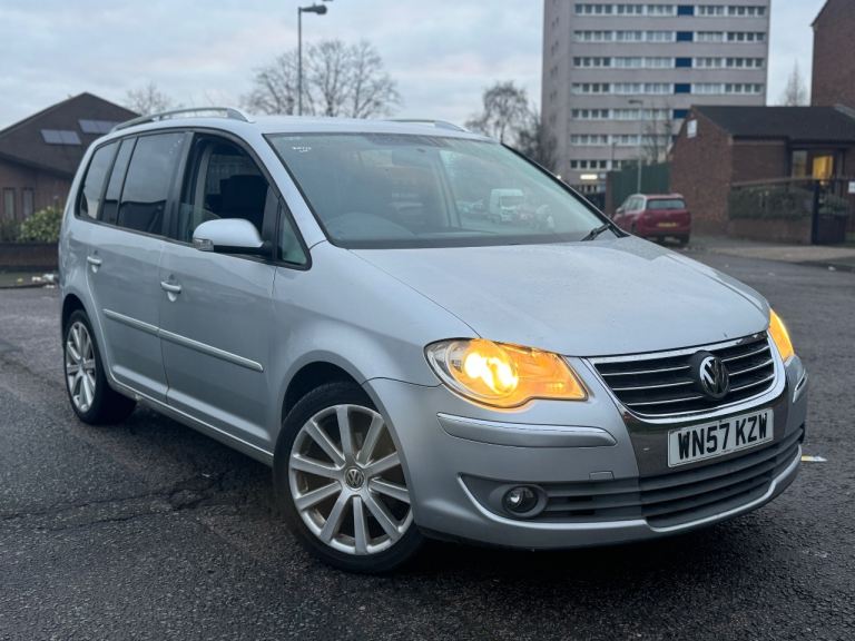 VOLKSWAGEN TOURAN 2.0 DIESEL TDI 140 SPORTS 7 SEATER 2007 - LONG MOT - CHEAP CARS