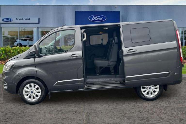 2022 Ford Transit Custom 320 Limited L1 SWB Double Cab In Van FWD 2.0 EcoBlue 130ps Low Roof, CRU...
