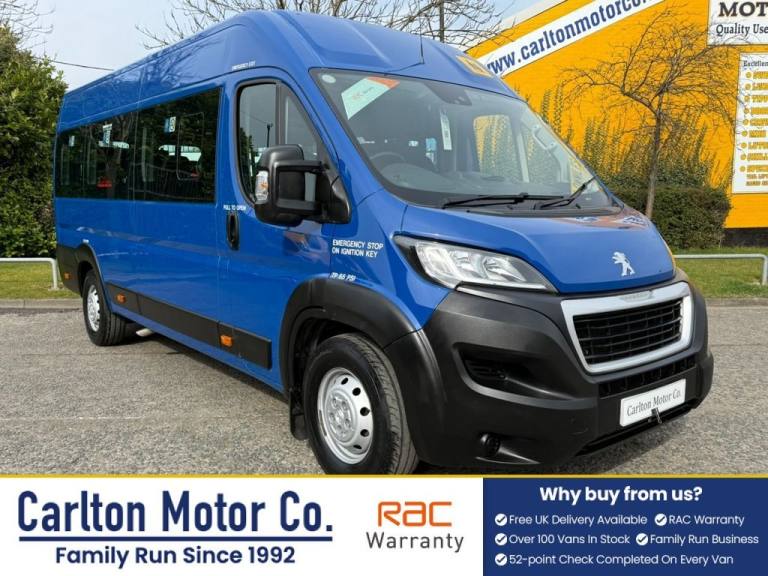 2018 Peugeot Boxer 2.0 BlueHDi 440 L4 H2 [ MINIBUS-WAV-COIF] Euro 6 (130 ps) Mini Bus Diesel Manual