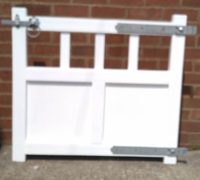 Gate, No Text Please, Composite, Quality & substantial with hinges & latch, See More.