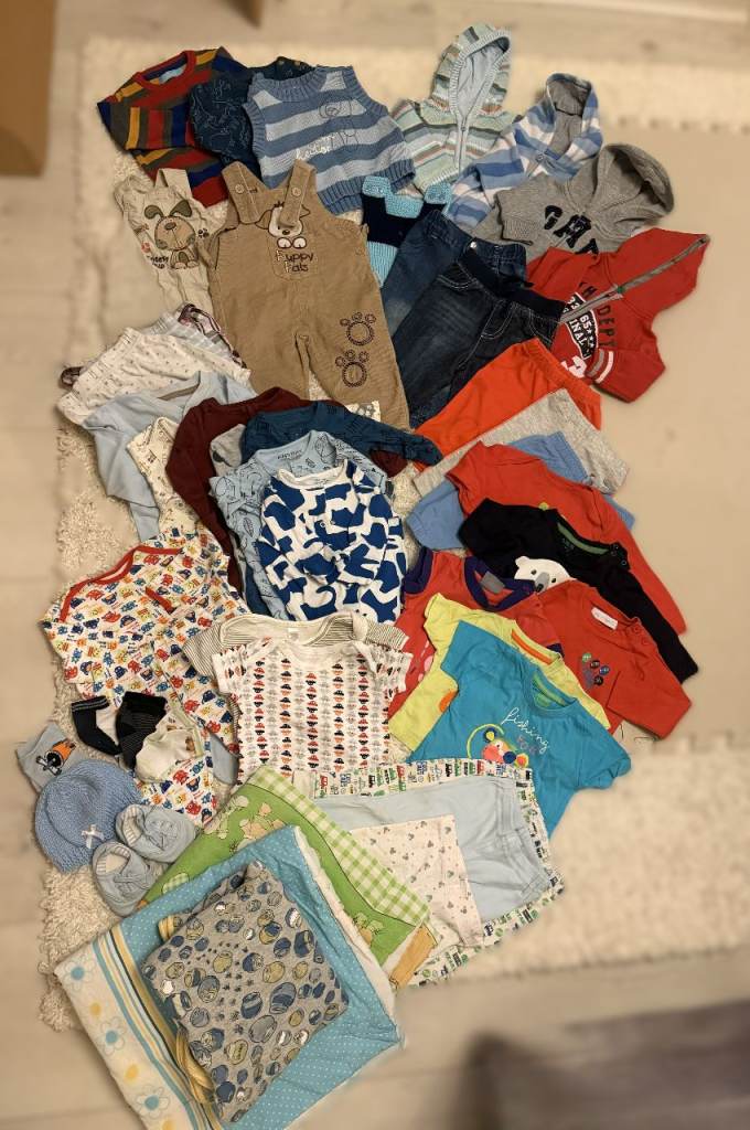 👶 Baby Boy Clothes Bundle 0–3 & 3–6 Months 👶