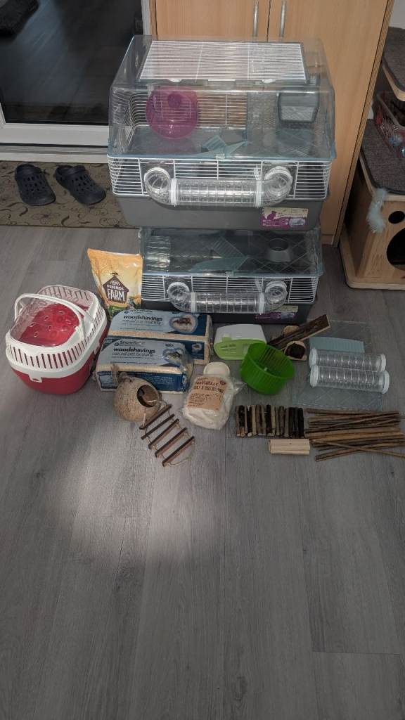 Hamster cage x2 + Accessories 