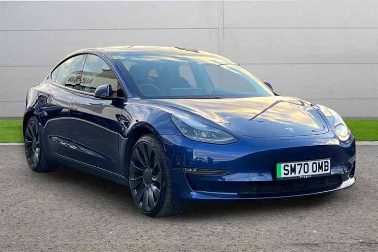 2020 Tesla Model 3 PERFORMANCE AWD 4DR [PERFORMANCE UPGRADE] AUTO Saloon Electric Automatic