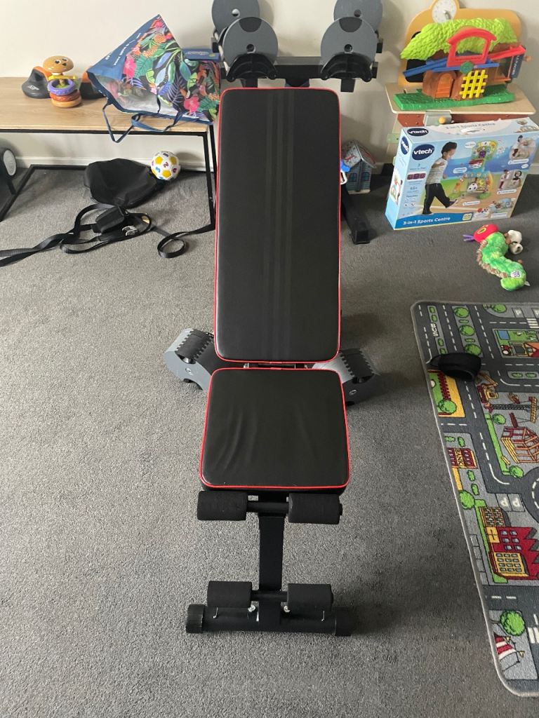 Folding Adjustable Weights Bench