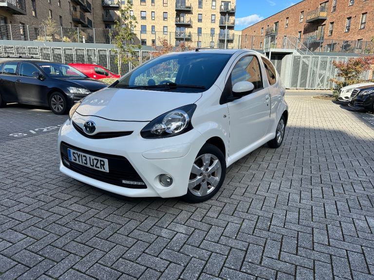 Hello for sale my Toyota Aygo 2013 1.0  Petrol Manual gearbox  58000  milles very low  