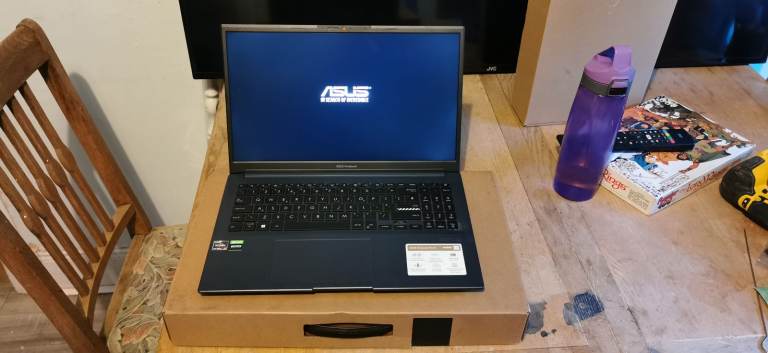 Gaming Laptop PC ASUS Vivobook 15" Ryzen 6800 Nvidia 3050Ti 16Gb NVMe SSD 