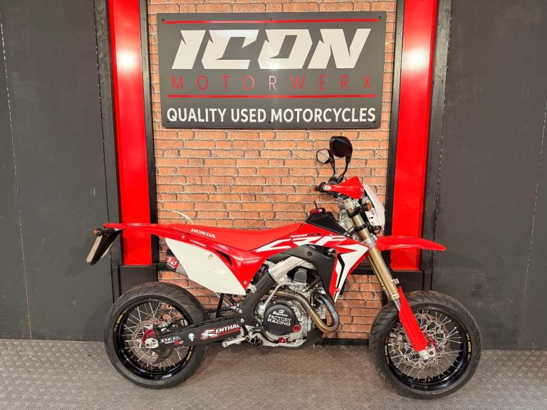 2018 Honda CRF450 RX SUPERMOTO VERY LOW MILES MINT EXAMPLE LOTS OF EXTRAS