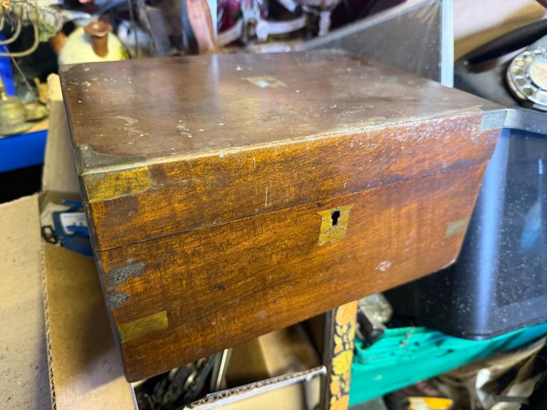 Antique Victorian writing slope project