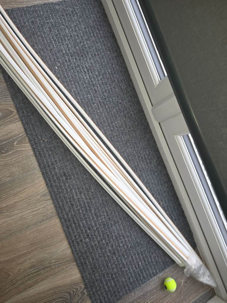 New White Wood Trim Strips for DIY Projects