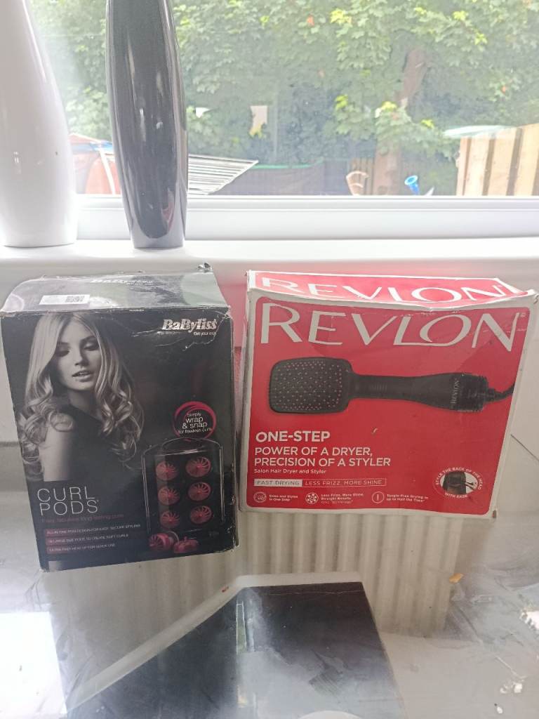 Revlon One-Step Hair Dryer & Styler and BaByliss Curl Pods