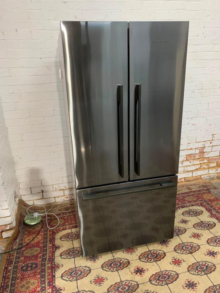 Fisher & Paykel American Style Fridge Freezer – Silver, Good Condition