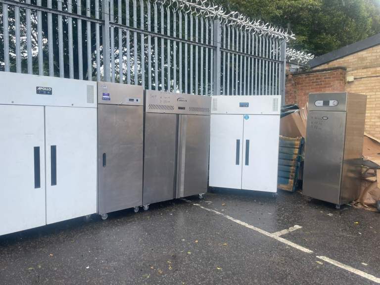 Commercial stainless steel refrigerators and freezers for restaurants, cafes, and shops - all sizes