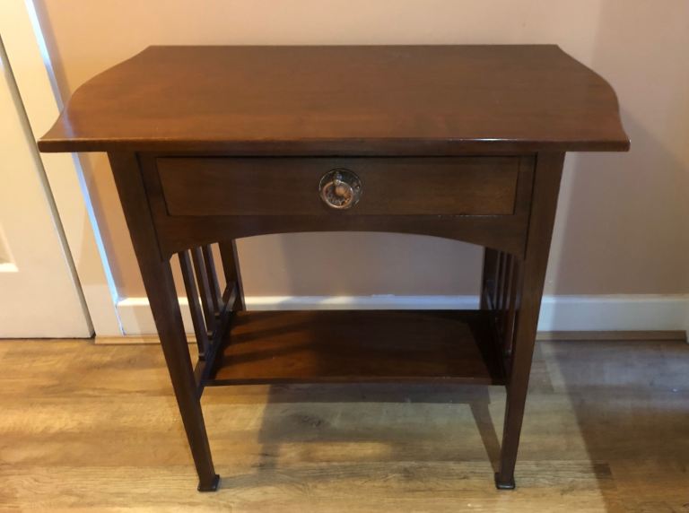 image for Antique vintage hand crafted mahogany wood table