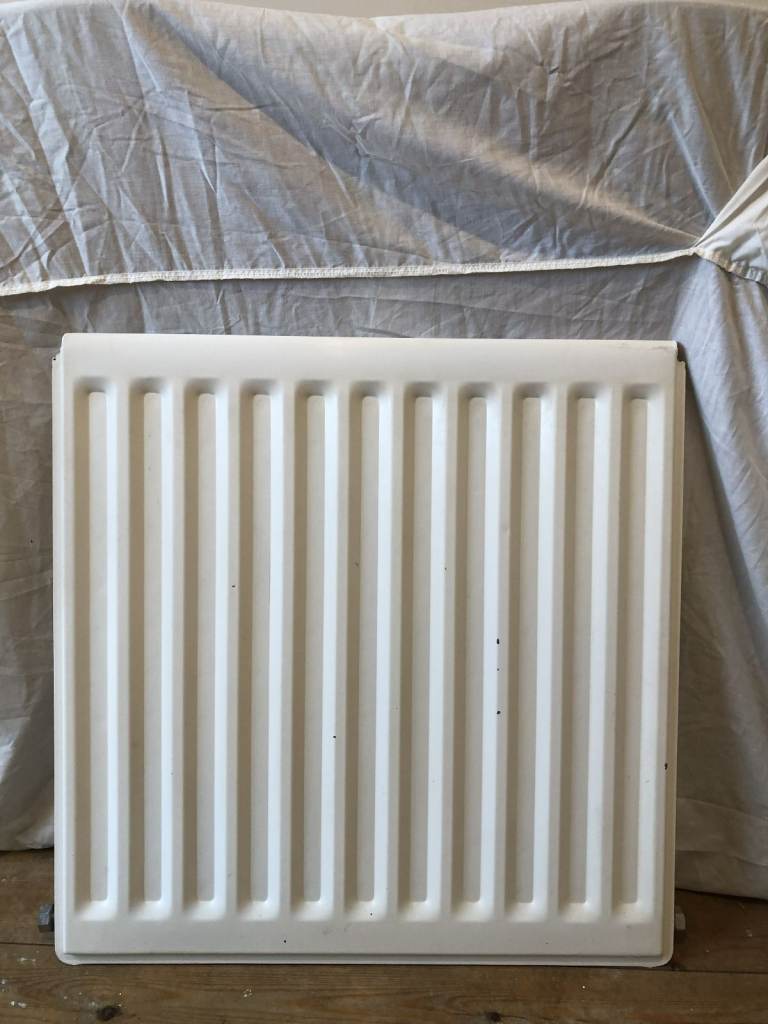 Small single central heating radiator