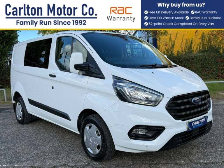 2019 Ford Transit Custom 2.0 300 EcoBlue Trend Crew Van Double Cab 5dr Diesel Manual L1 H1 Euro 6...