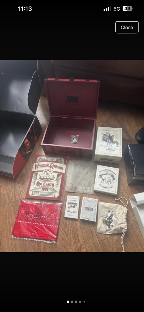 Red dead redemption collectors box