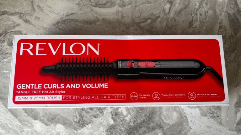 Revlon gentle curls and volume hot air styler brush