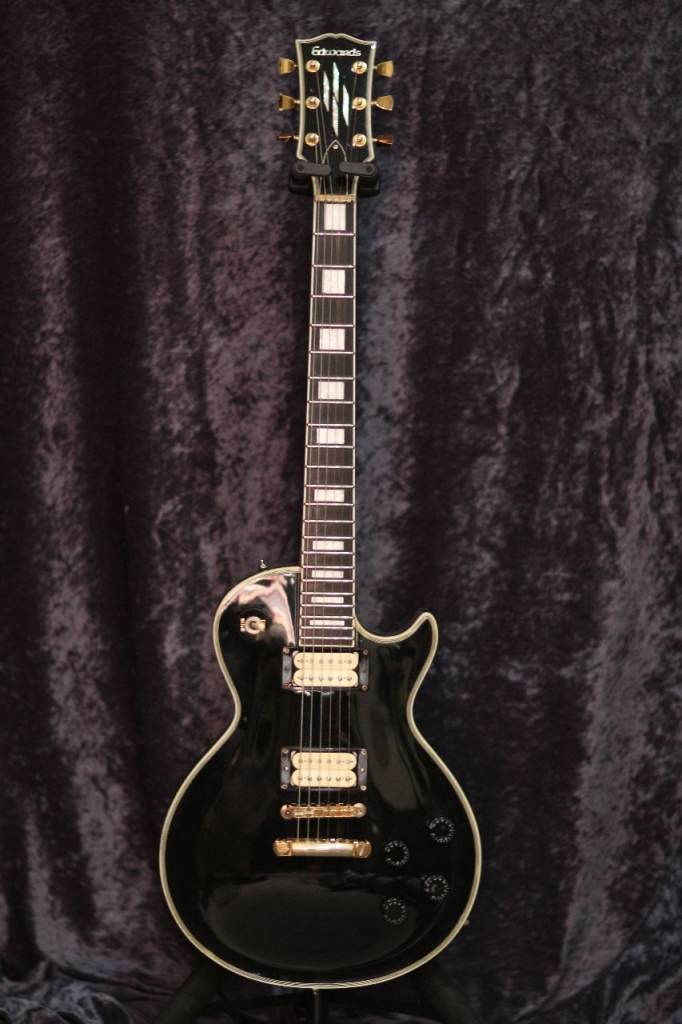 JD Edwards Les Paul Custom - Bare Knuckle pickups