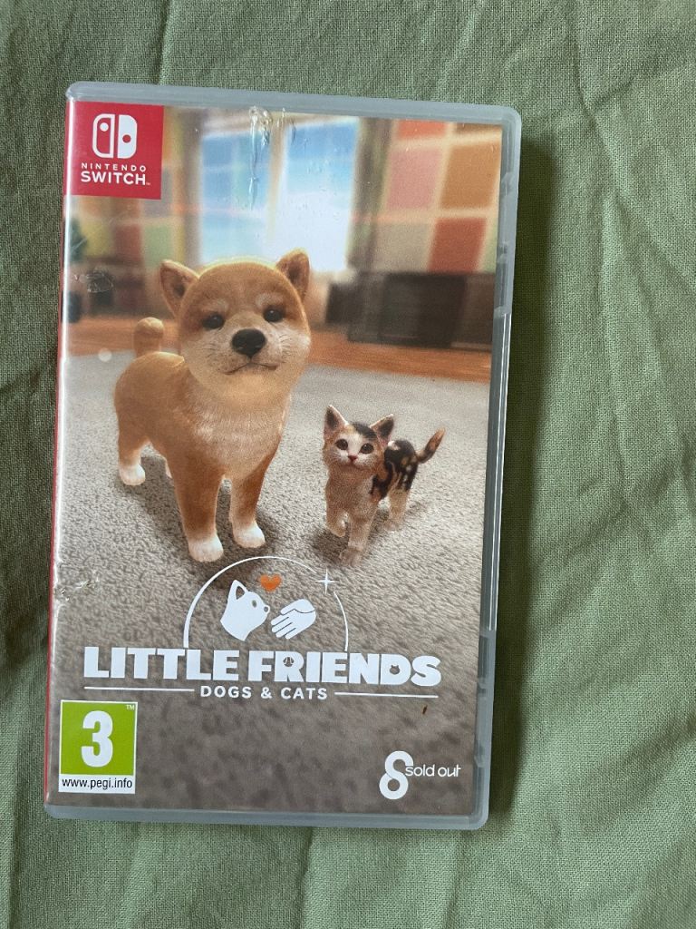 Nintendo switch little friends cats and dogs