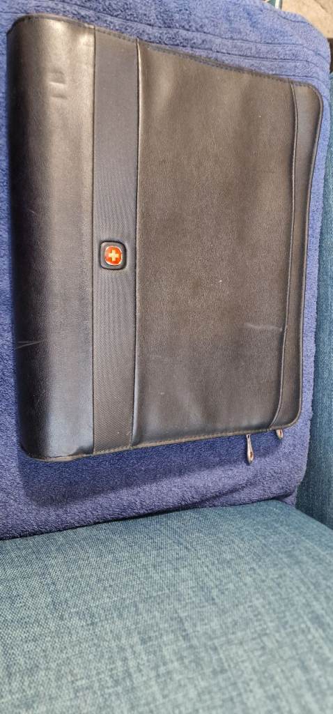 Swiss Army Wenger Laptop Briefcase/folio/organiser - Carry Handles - Black