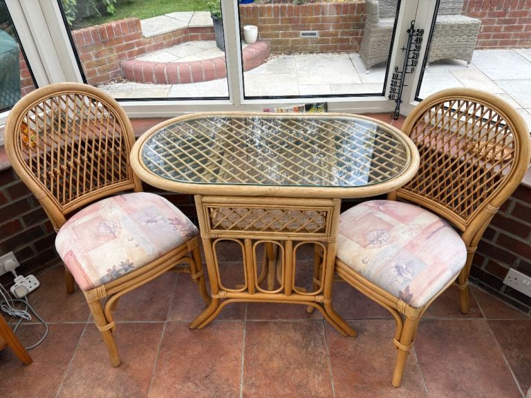 Wicker bistro set