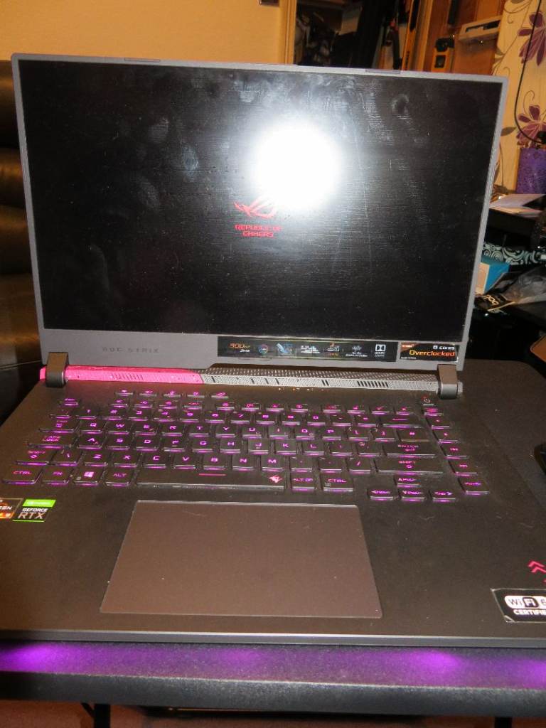 Gaming Laptop Asus ROG Strix G513QR 15.6 inch RTX 3070 R9-5900HX/BGA 1TB DDR4 16GB Electro Punk
