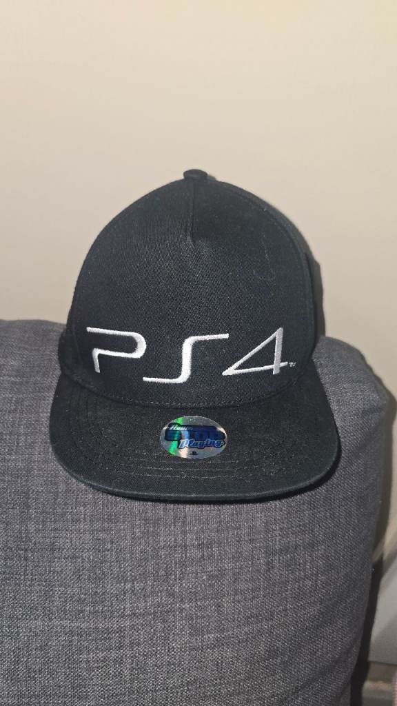PlayStation PS4 Baseball Cap – Black (Gaming)