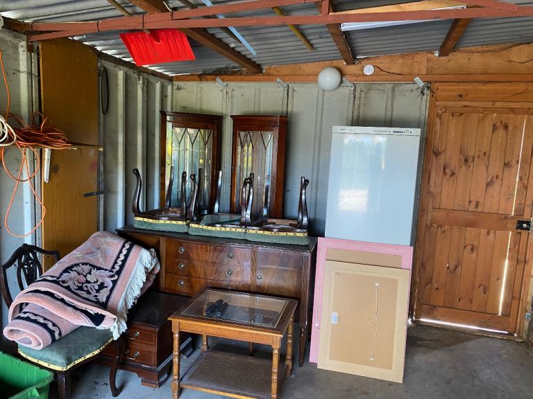 Fridge, coffee table, tv cabinet, sideboard, large Chinese rug