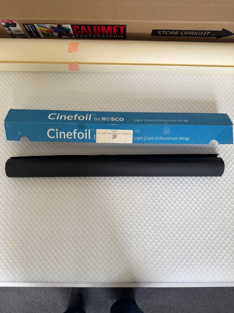 Rosco black cinefoil- 61cm x 7.62 m