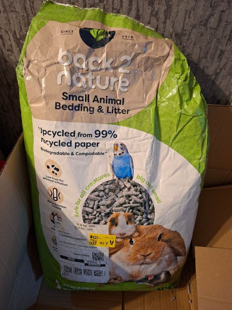 Small animal bedding and litter