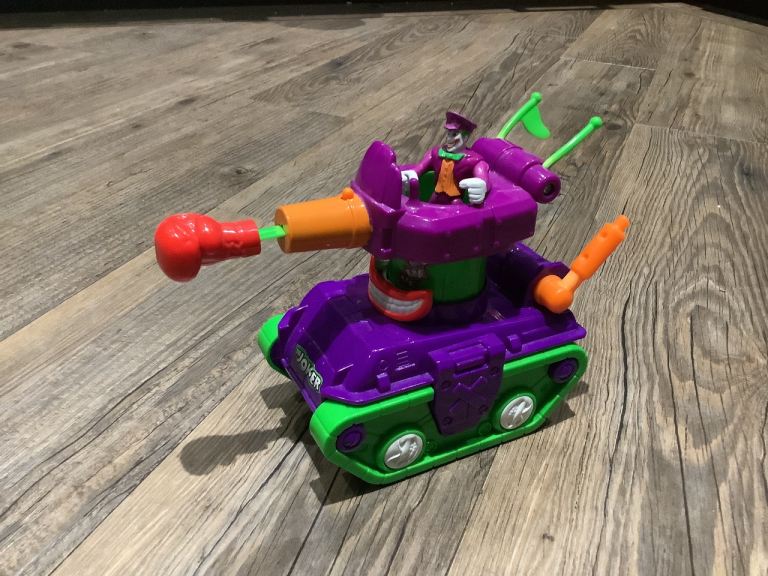Imaginext DC Super Friends The Joker Tank action figure set.