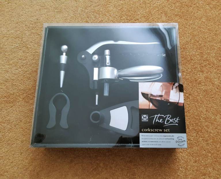 Morrisons 'The Best' Corkscrew Set - 5 Piece (Opened/Unused)