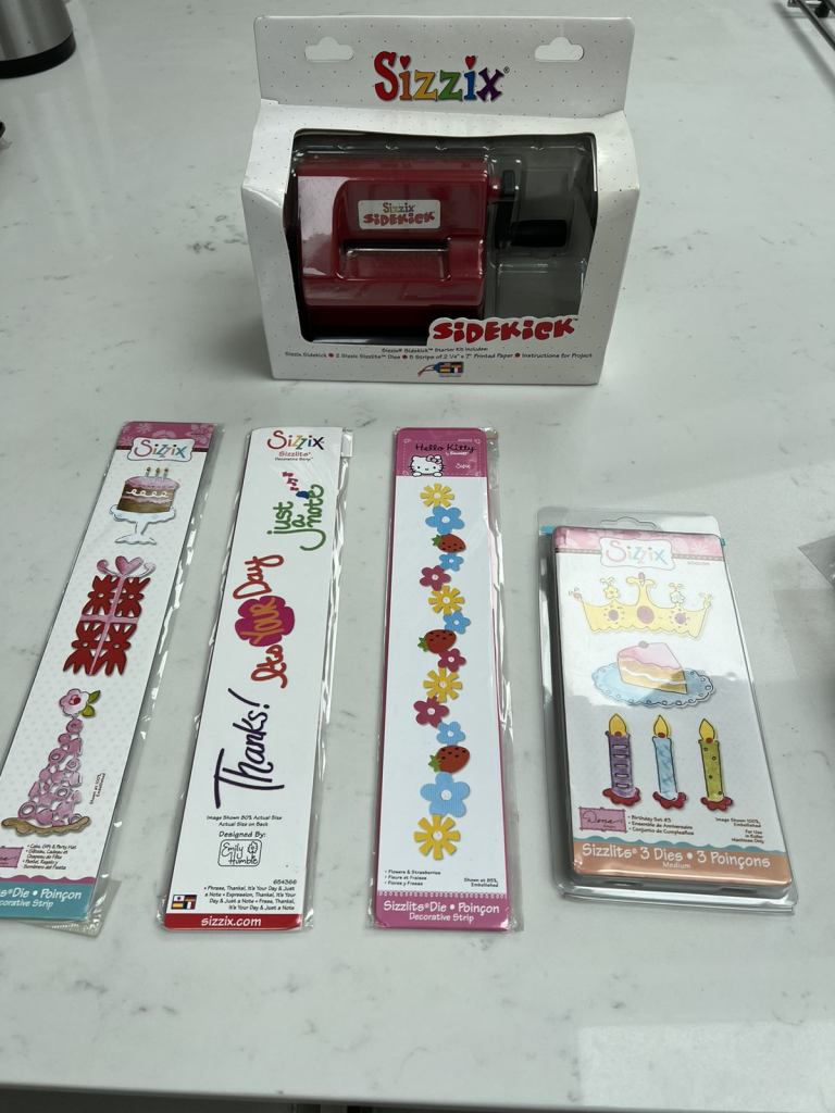 Sizzix Sidekick die cut machine starter kit