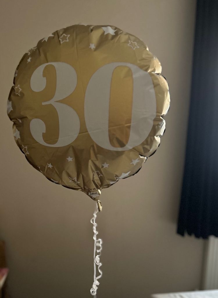 Helium Filled Balloon. 