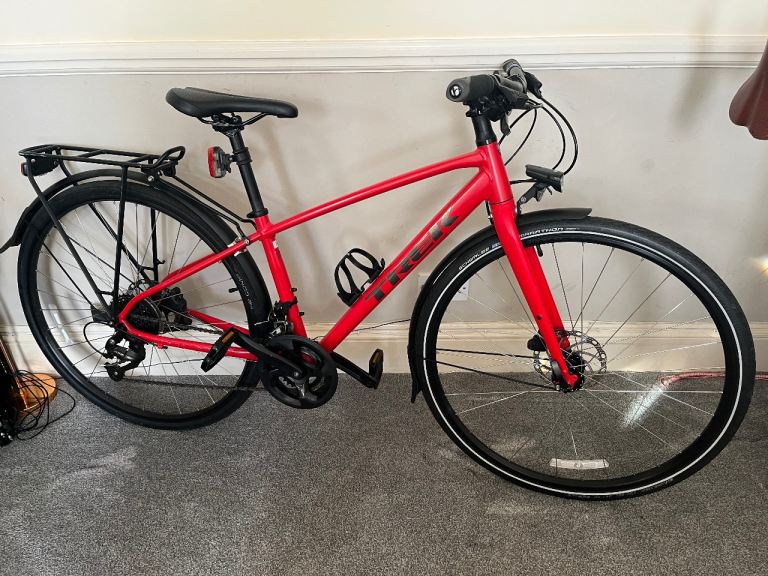 image for Bike FX2 unisex, teen, small 5'1 - 5'4, red, disc brake