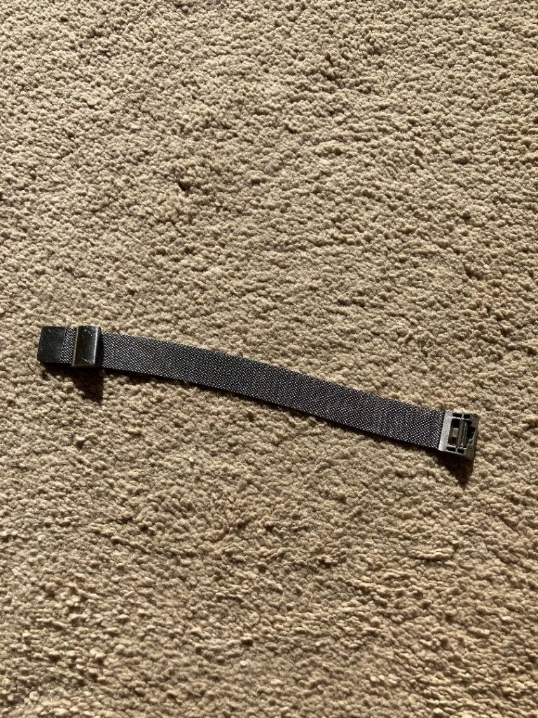 Silver Coloured Fitbit Wrist Band in good condition.